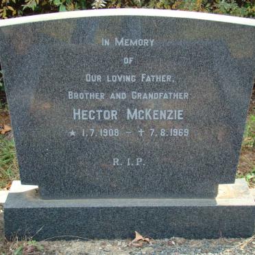 McKENZIE Hector 1908-1969