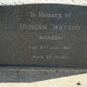 WATSON Duncan -1967