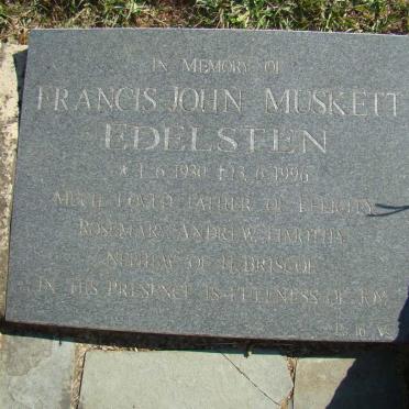 EDELSTEN Francis John Muskett 1930-1996