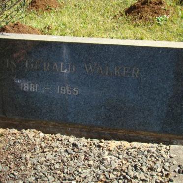 WALKER Francis Gerald 1881-1965