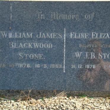 STONE William James Blackwood 1876-1963 &amp; Eline Elizabeth 1878-1958