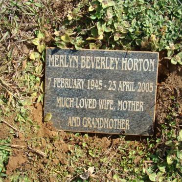 HORTON Merlyn Beverley 1945-2005