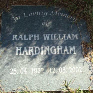 HARDINGHAM Ralph William 1922-2002