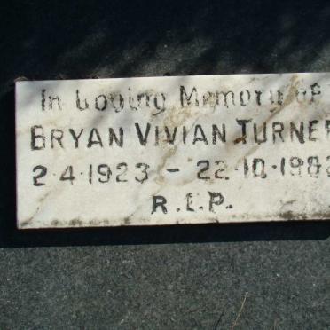 TURNER Bryan Vivian 1923-1982