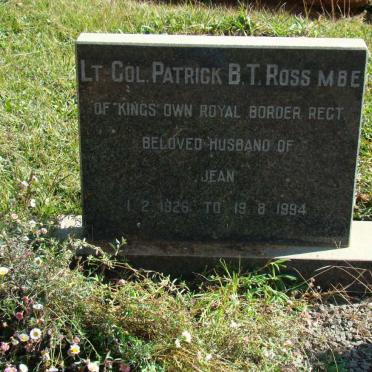 ROSS Patrick B.T. 1926-1994