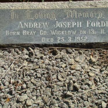 FORDE Andrew Joseph 1880-1952