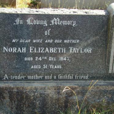 TAYLOR Norah ELizabeth -1947