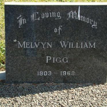 PIGG Melvyn William 1903-1968