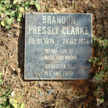 CLARKE Brandon Pressly 1974-1974