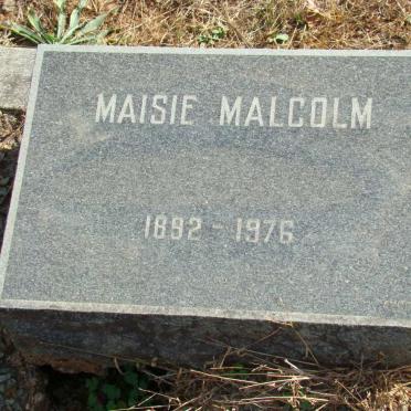 MALCOLM Maisie 1892-1976