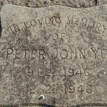 YEO Peter John 1946-1946