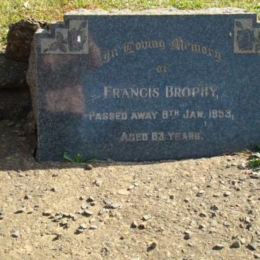 BROPHY Francis -1953