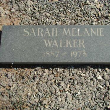 WALKER Sarah Melanie 1887-1978