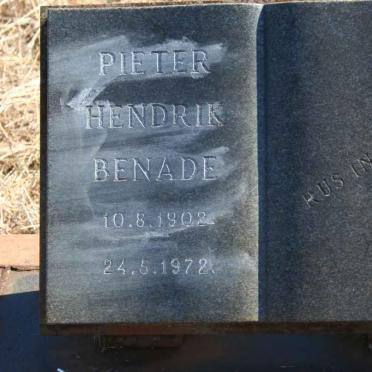 BENADE Pieter Hendrik 1902-1972