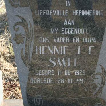 SMIT Hennie J.C. 1929-1997