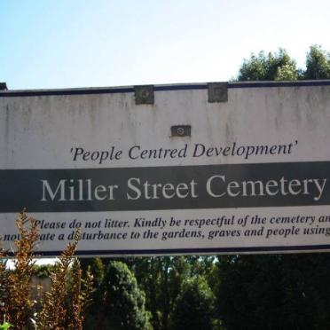 1. Miller Street Cemetery