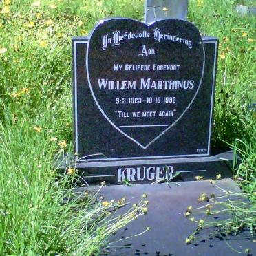 KRUGER Willem Marthinus 1923-1992