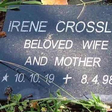 CROSSLEY Irene 1919-1998