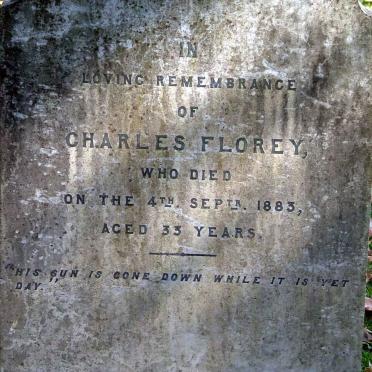 FLOREY Charles 1850-1883