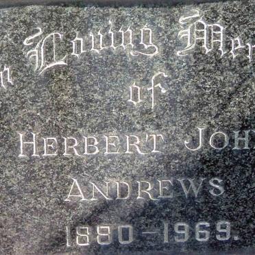 ANDREWS Herbert John 1880-1969