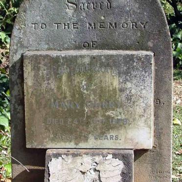 CURRY Mary  1800-1879