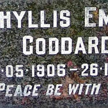 GODDARD Phyllis Emma 1906-1992