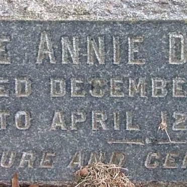 DARBYSHIRE Alice Annie 1867-1918