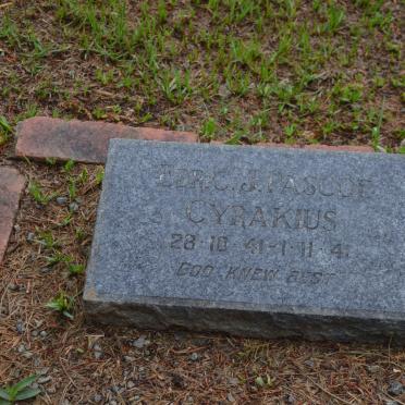 PASCOE J.S. Joey nee ELS 1913-1989 :: CYRAKIUS Edric J. Pascoe 1941-1941
