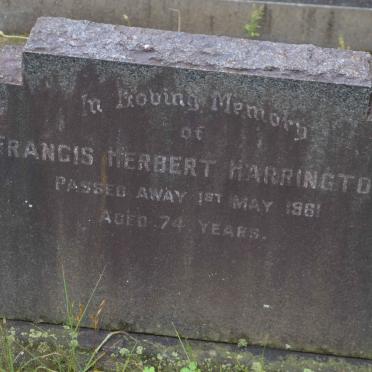HARRINGTON Francis Herbert -1961