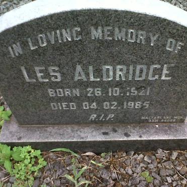 ALDRIDGE Les 1921-1985