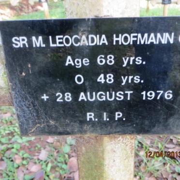 HOFMANN Leocadia -1976