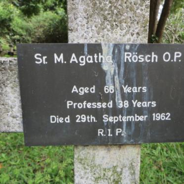 ROSCH Agatha -1962