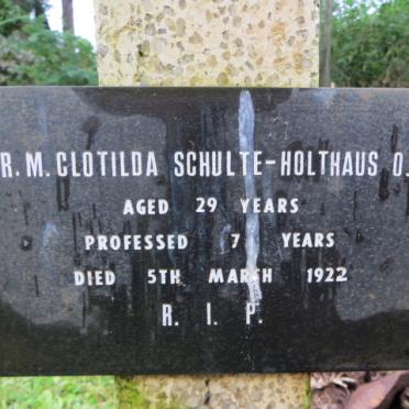 HOLTHAUS Clotilda, SCHULTE -1922