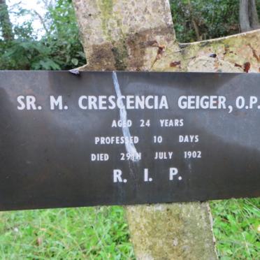 GEIGER Crescencia -1902