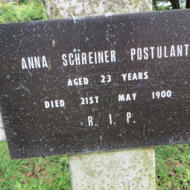 SCHREINER Anna -1900