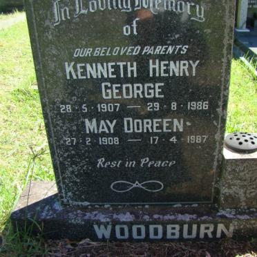 WOODBURN Kenneth Henry George 1907-1986 &amp; May Doreen 1908-1987