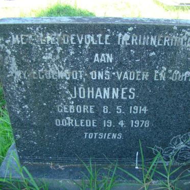 PRETORIUS Johannes 1914-1978 &amp; Anna Sophia GREYVENSTEIN 191?-1987