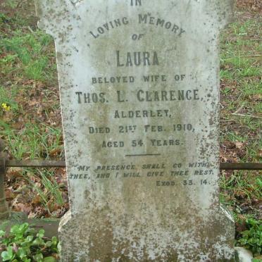 CLARENCE Laura  -1910