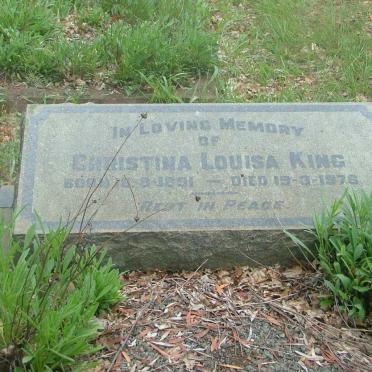 KING Christina Louisa 1891-1976