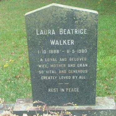 WALKER Laura Beatrice 1888-1980