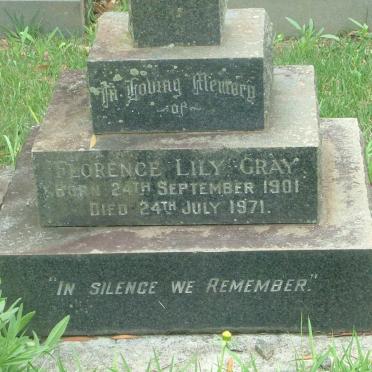 GRAY Florence Lily 1901-1971