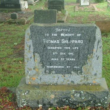 SHEPPARD Thomas   -1941