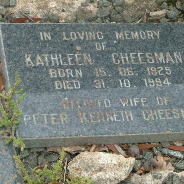 CHEESMAN Kathleen 1925-1994