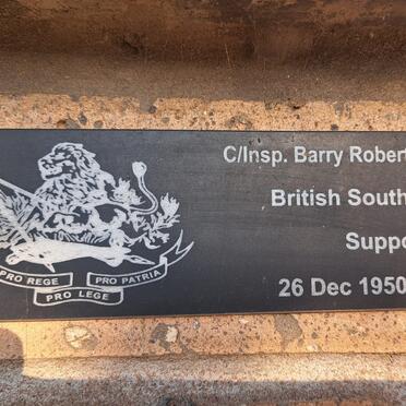 WOAN Barry Robert Charles 1950-2022