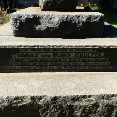 COULTER Thomas &amp; Mary 