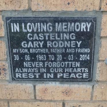 CASTELING Gary Rodney 1963-2014