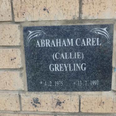 GREYLING Abraham Carel 1975-1997