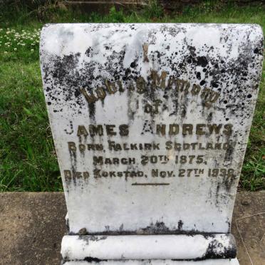 ANDREWS James 1875-1938