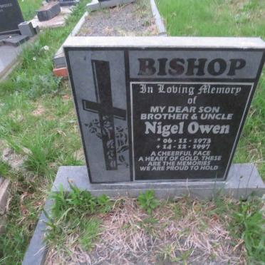 BISHOP Nigel Owen 1973-1997