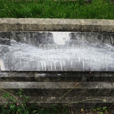 BARNES George 1842-1925